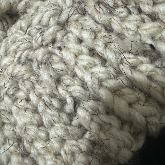 Knit Wool Beanie and Pom - Picture 4 of 5